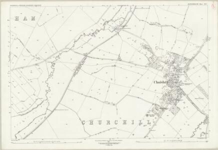 Oxfordshire XX.1 (includes: Churchill; Kingham; Sarsden) - 25 Inch Map