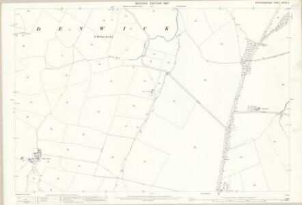 Northumberland (Old Series) XXXVIII.8 (includes: Denwick; Shilbottle) - 25 Inch Map
