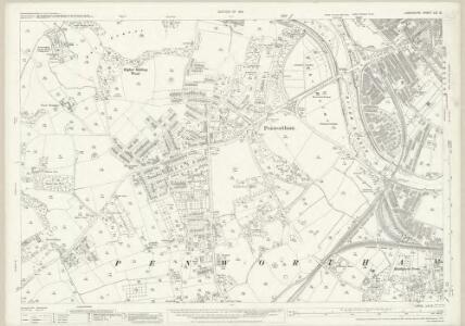 Lancashire LXI.13 (includes: Penwortham; Preston) - 25 Inch Map