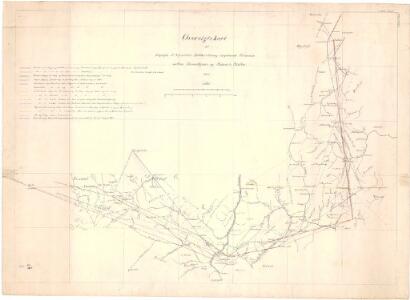 Spesielle kart 111-2: Oversigtskart til Kaptejn J. Sejersted's Indberetning angaaende GrÃ¦nsen mellem Trondhjem's og Hamar's Stifter