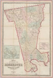 Map of the town of Rochester, Plymouth County, Massachusetts : surveyed by order of the town