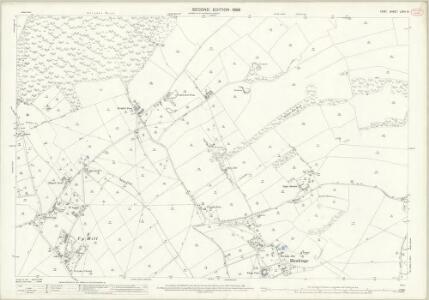 Kent LXVII.14 (includes: Alkham; Hawkinge) - 25 Inch Map