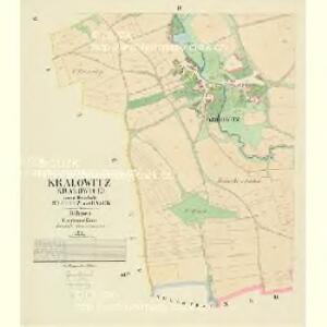 Kralowitz (Kralowice) - c3496-1-004 - Kaiserpflichtexemplar der Landkarten des stabilen Katasters