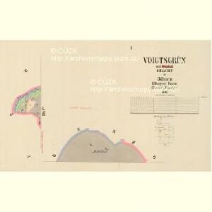 Voigtsgrün - c1670-1-001 - Kaiserpflichtexemplar der Landkarten des stabilen Katasters