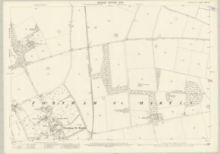 Suffolk XXXIII.15 (includes: Bury St Edmunds; Fornham All Saints; Fornham St Genevieve; Fornham St Martin; Timworth) - 25 Inch Map