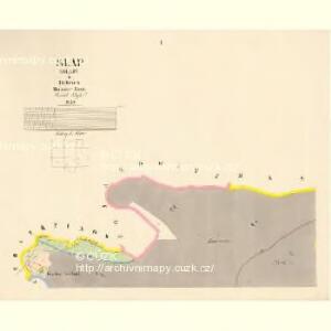 Slap - c6999-1-001 - Kaiserpflichtexemplar der Landkarten des stabilen Katasters