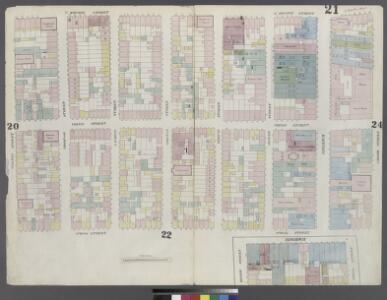 [Plate 21: Map bounded by Houston Street, Crosby Street, Broome Street, Broadway, Spring street, Sullivan Street]