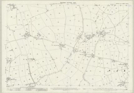 Suffolk XLVIII.7 (includes: Bedfield; Dennington; Earl Soham; Saxstead; Tannington) - 25 Inch Map