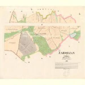 Zahorzan - c9051-1-003 - Kaiserpflichtexemplar der Landkarten des stabilen Katasters