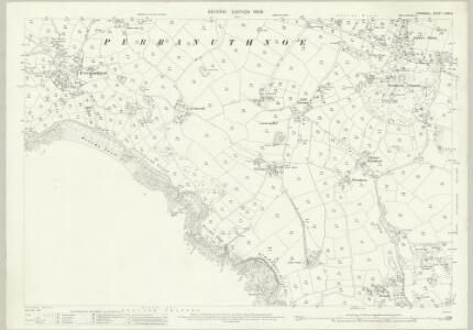 Cornwall LXXV.5 (includes: Breage; Perranuthnoe; St Hilary) - 25 Inch Map