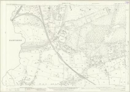 Surrey XXII.12 & 11 (includes: Aldershot; Ash and Normandy) - 25 Inch Map