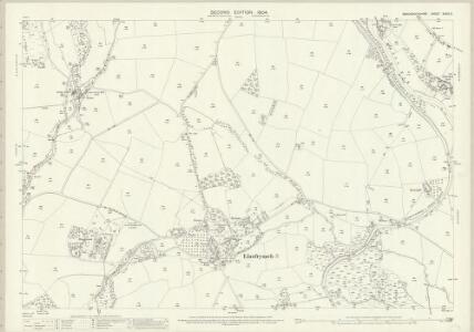 Brecknockshire XXXIV.2 (includes: Cantref; Llanfeugan; Llanfrynach; Llanhamlach; St David Without) - 25 Inch Map