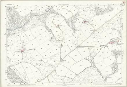 Devon XXXII.14 (includes: Cheldon; Chumleigh; East Worlington) - 25 Inch Map