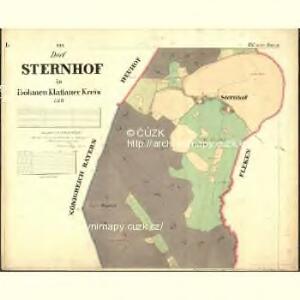 Sternhof - c2443-3-001 - Kaiserpflichtexemplar der Landkarten des stabilen Katasters