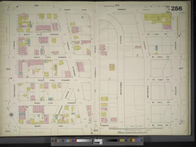 Manhattan, V. 11, Double Page Plate No. 256 [Map bounded by W. 155th St., 8th Ave., W. 150th St., Amsterdam Ave.]