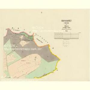Kossorz (Kosoř) - c3361-1-002 - Kaiserpflichtexemplar der Landkarten des stabilen Katasters