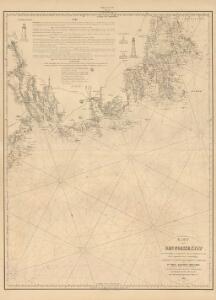 Museumskart 217-22: Kart over Den Norske Kyst fra Tønsberg og Torgersø fyr til Jomfruland