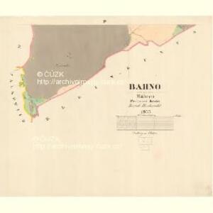 Bahno - m0028-2-003 - Kaiserpflichtexemplar der Landkarten des stabilen Katasters