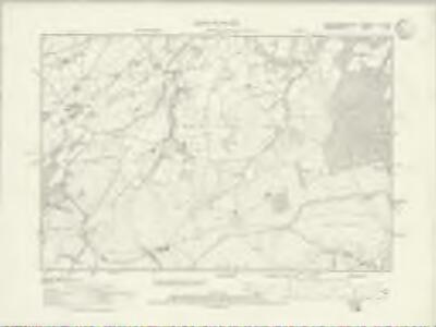 Montgomeryshire XLIII.SE - OS Six-Inch Map