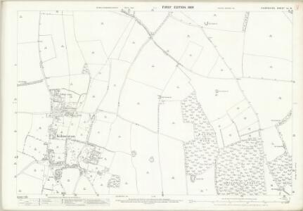 Hampshire and Isle of Wight LI.6 (includes: Bramdean; Kilmiston) - 25 Inch Map