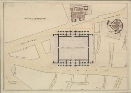 Drawn Plan of the Royal Exchange as it appeared before the year 1853