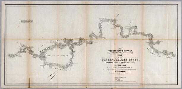 No.5. Map of the Coatzacoalcos River from Mina-titlan to the Isla del Suchil