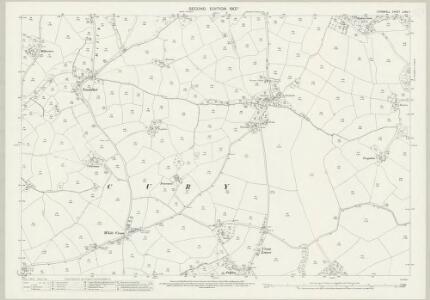 Cornwall LXXX.7 (includes: Cury; Mawgan in Meneage) - 25 Inch Map