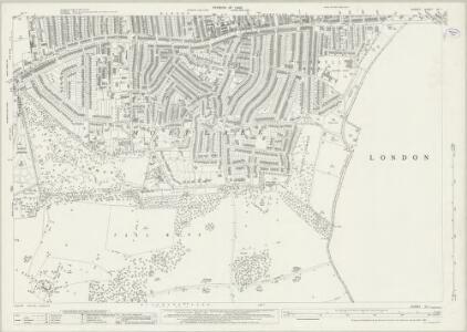 Surrey VII.1 (includes: Mortlake; Wandsworth Borough) - 25 Inch Map