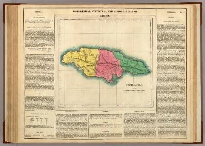Map Of Jamaica.