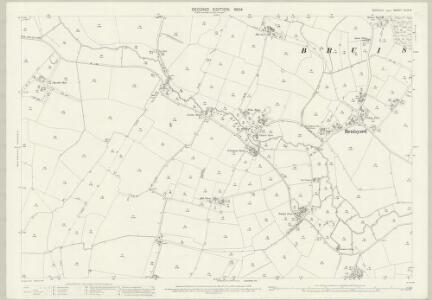 Suffolk XLIX.6 (includes: Badingham; Bruisyard; Cransford) - 25 Inch Map