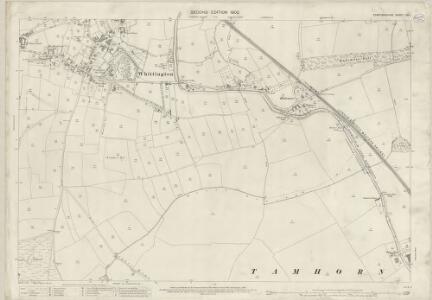 Staffordshire LIX.1 (includes: Fisherwick; Swinfen And Packington; Whittington) - 25 Inch Map