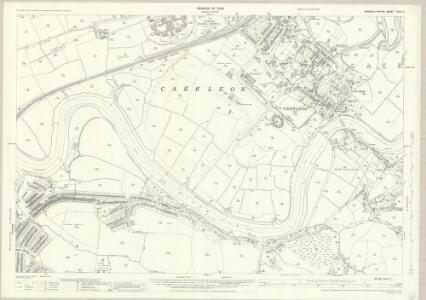 Monmouthshire XXIX.9 (includes: Caerleon; Christchurch; Newport) - 25 Inch Map