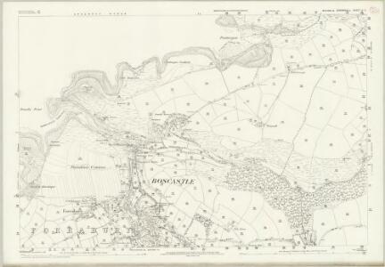 Cornwall X.7 (includes: Forrabury and Minster; St Juliot) - 25 Inch Map