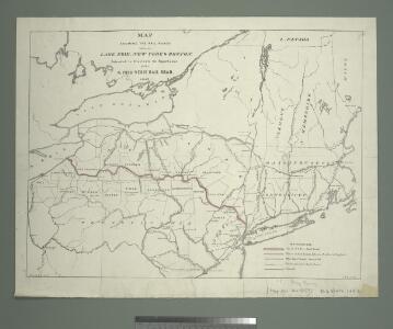 Map shewing the rail roads between Lake Erie, New York & Boston : intended to illustrate the importance of the N. York & Erie Rail Road / J.F. Smith, del.