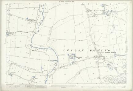 Essex (1st Ed/Rev 1862-96) XLII.3 (includes: Aythorpe Roding; Leaden Roding; White Roding) - 25 Inch Map