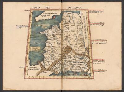 Tercia Europe Tabula [Gallia] [Karte], in: Claudii Ptolemei viri Alexandrini mathematice discipline philosophi doctissimi geographie opus [...], S. 157.