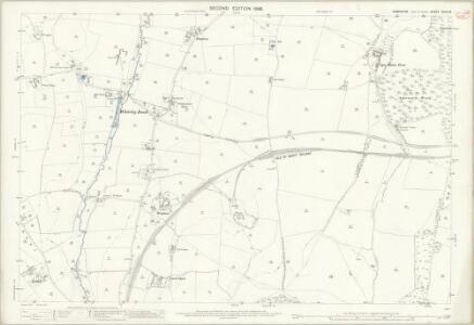 Hampshire and Isle of Wight XCVIII.8 (includes: Godshill; Newchurch; Sandown Shanklin; Ventnor) - 25 Inch Map