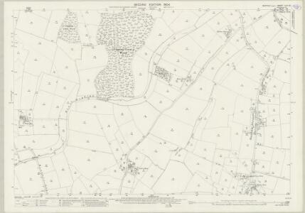 Suffolk XLVI.16 (includes: Gipping; Mendlesham; Old Newton; Stowupland) - 25 Inch Map