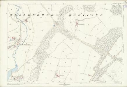 Warwickshire XLV.10 (includes: Combrook; Compton Verney; Moreton Morrell; Wellesbourne Hastings and Walton) - 25 Inch Map