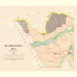 Klein Bieschitz - c9175-1-001 - Kaiserpflichtexemplar der Landkarten des stabilen Katasters