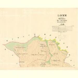 Lomm - m1605-1-001 - Kaiserpflichtexemplar der Landkarten des stabilen Katasters