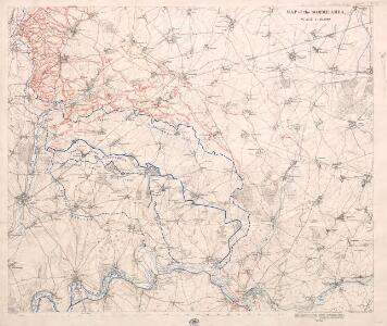 Map of the Somme area. Dec. 1916.