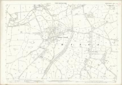 Worcestershire X.12 (includes: Birmingham; Wythall) - 25 Inch Map