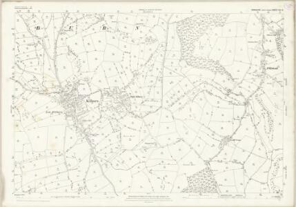 Yorkshire CIV.3 (includes: Byland With Wass; Coxwold; Kilburn; Oldstead) - 25 Inch Map