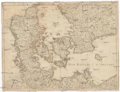 Carte du royaume de Danemarck