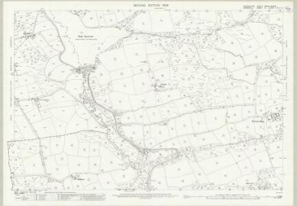 Devon XXXVIII.16 & 15 (includes: Bradworthy; Kilkhampton; Launcells; Pancrasweek) - 25 Inch Map