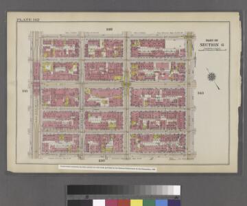 [Plate 142: Bounded by E. 127th Street, Second Avenue, E. 122nd Street and Park Avenue.]