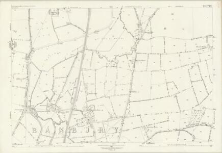 Northamptonshire LVIII.5 (includes: Banbury; Chalcombe; Hanwell; Middleton Cheney) - 25 Inch Map