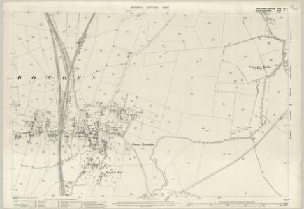 Northamptonshire XVI.1 (includes: Dingley; Market Harborough; Sutton Bassett) - 25 Inch Map
