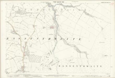 Cumberland LVI.1 (includes: Bassenthwaite) - 25 Inch Map